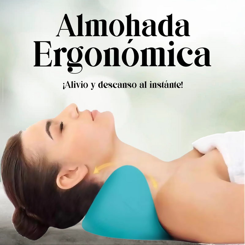 ALMOHADA☁️ ERGONÓMICA PARA CUELLO