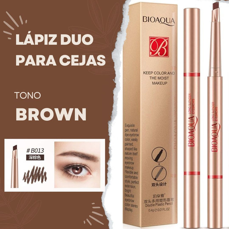 BROW DUOᵀᴹ-Lápiz Doble para Cejas Impecables🤩