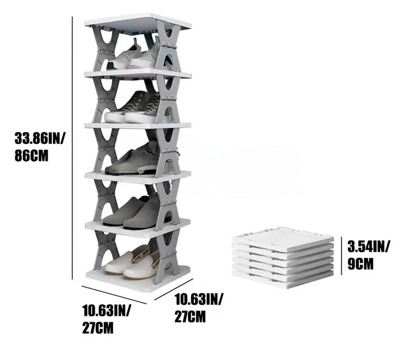 SHOES RACKS ᵀᴹ - ZAPATERO PEGABLE MULTIFUNCIONAL