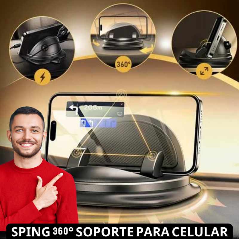 SPING 360° SOPORTE PARA CELULAR