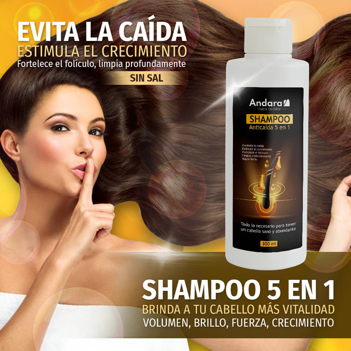 SHAMPOO ANTICAIDA 5 EN 1