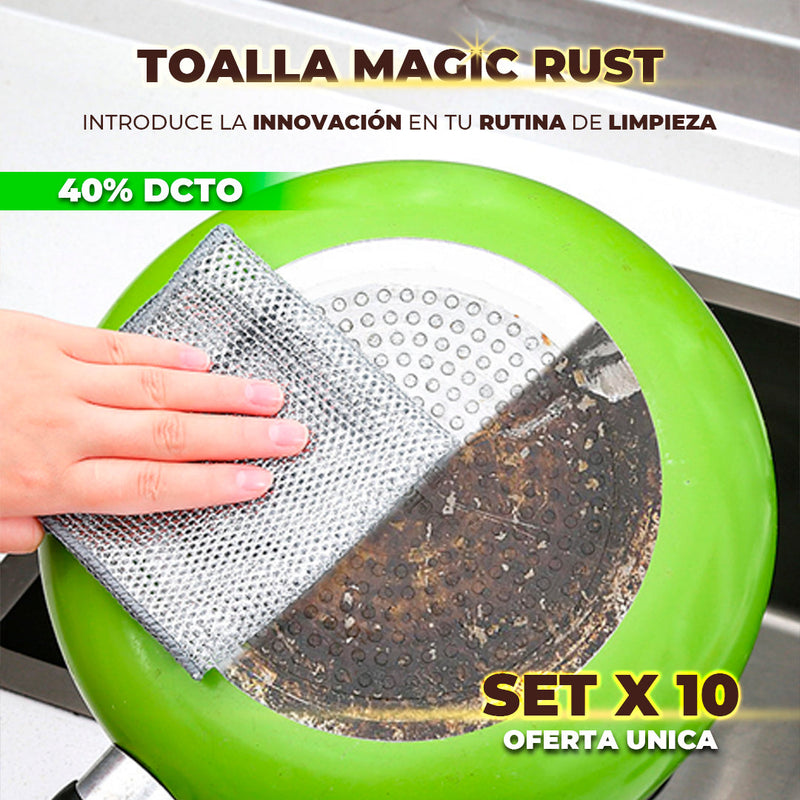 ANTI RUST ᵀᴹ - TOALLA MÁGICA (Set x 10)